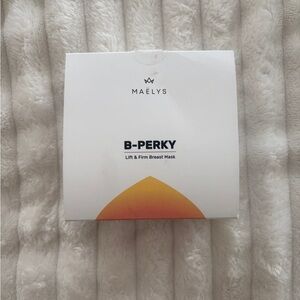 MAËLYS B-PERKY Lift & Firm Breast Mask - White and Orange